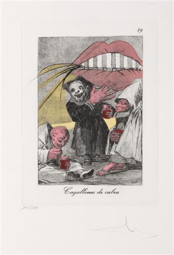 SALVADOR DALÍ Les Caprices de Goya.